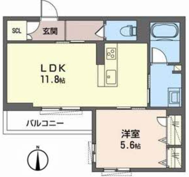メゾン　ド　ラフィネ 間取り図