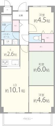 南山寿ガーデン 間取り図