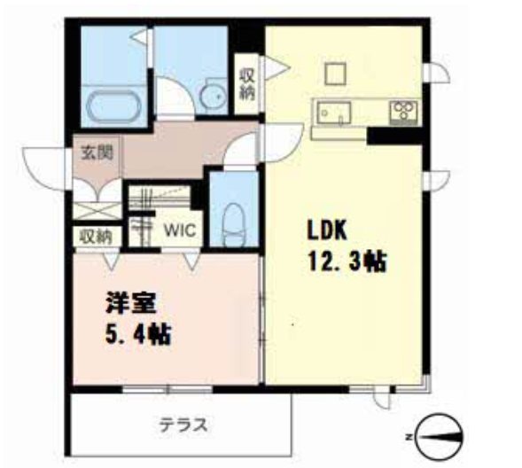 シャーメゾン新石切 間取り図