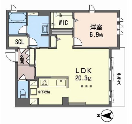 シャーメゾン　ル　ボヌール 間取り図