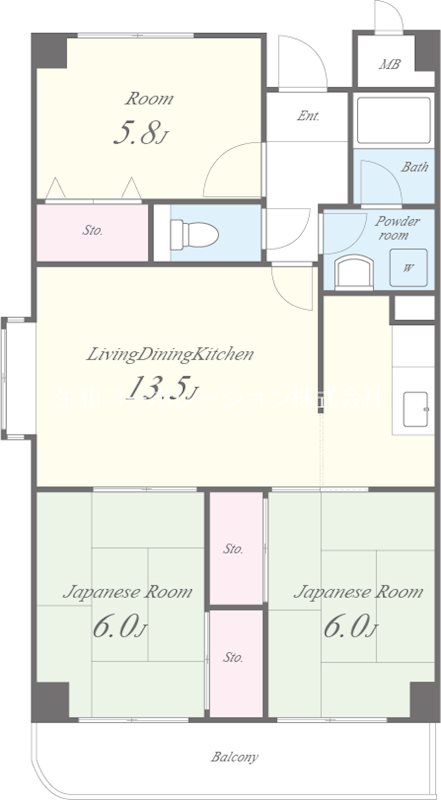 グレイスミシマ 間取り図