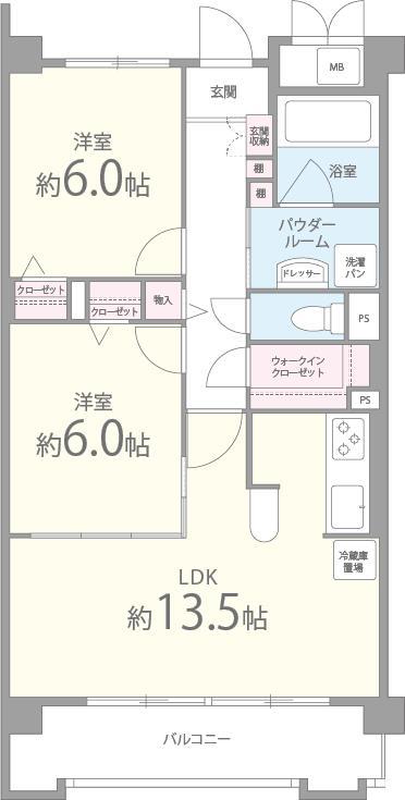 タンドル シャトー 間取り図