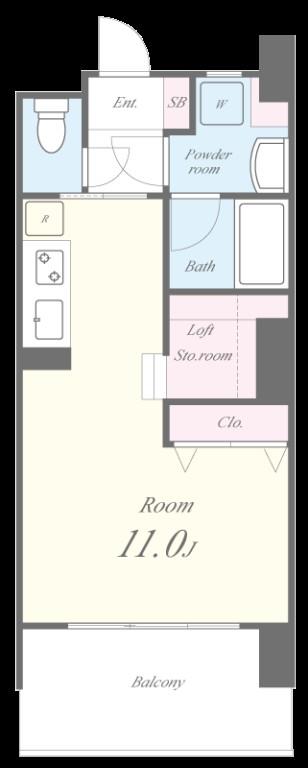 ARROW FIELDS壱番館 間取り図