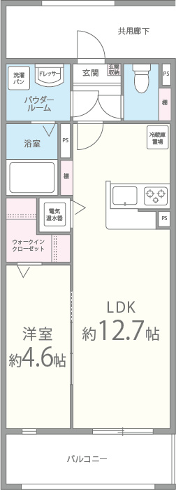 メゾンCoCo 間取り図