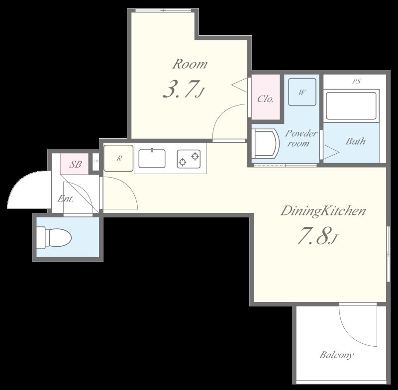 KUON KYOTO 間取り図