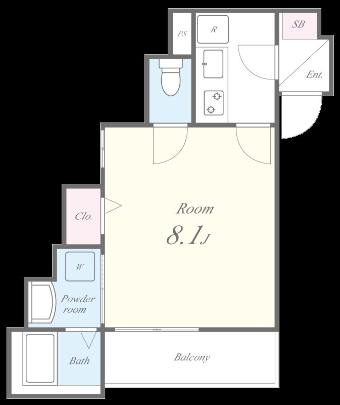 KUON KYOTO 間取り図