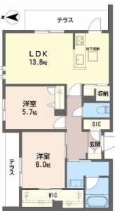 シャーメゾン門松		 間取り図