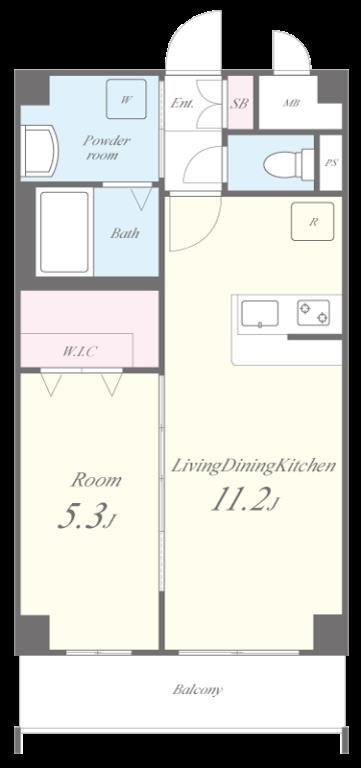 フローラル筥松 間取り図