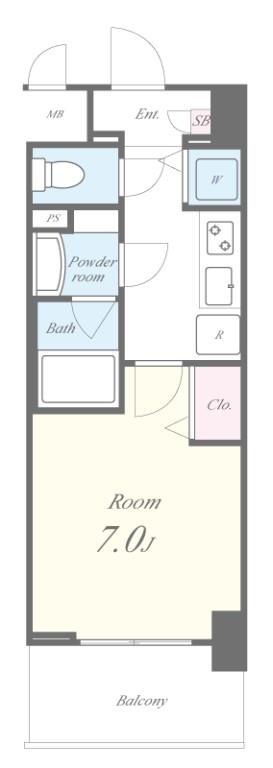 ル・シエル大秋 間取り図