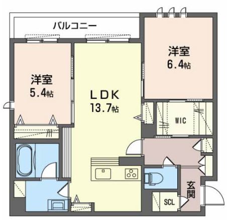 Ｌａ　Ｓｕｉｔｅ　Ｉｎｆｉｎｉ 間取り図
