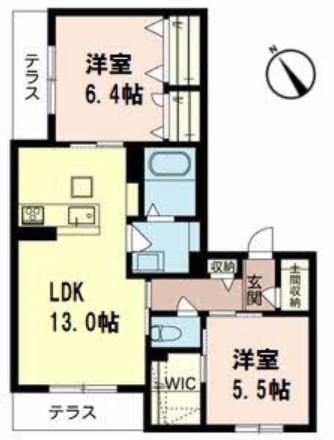 グランド・ソレイユ　Ｂ棟 間取り図