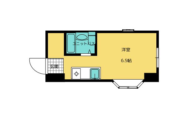 グランドハイツ野田 609号室 間取り