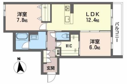 シャーメゾン　プリマヴェーラ 間取り図