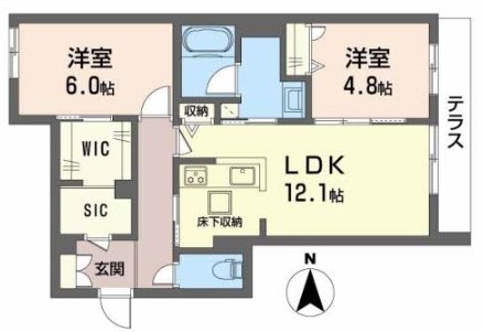 Sha Maion　ゆたか 間取り図