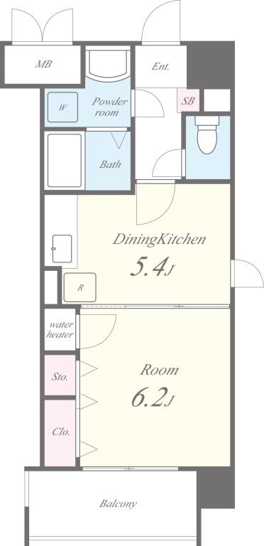 リシェス中屋 間取り図