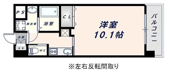フォレストグレイス深江橋Ⅱ 間取り図