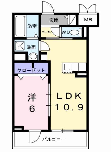 セレーナ　エスト 間取り図