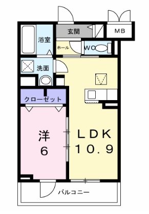 セレーナ　エスト 間取り図