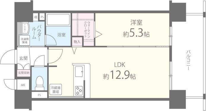 ヴァンドーム梅田北 間取り図