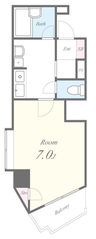 シャイン塩釜ハイツ 間取り図
