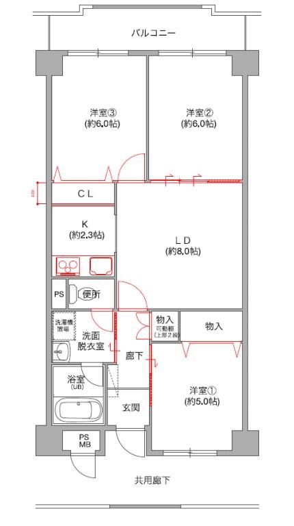 ドルミ・イヌイ 間取り図