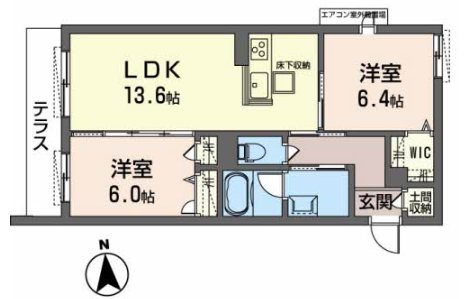シャルム	 間取り図