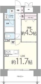 プレメント豊中 0602号室 間取り