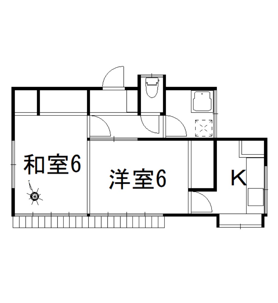 間取り 辻堂元町3丁目貸家 間取り図