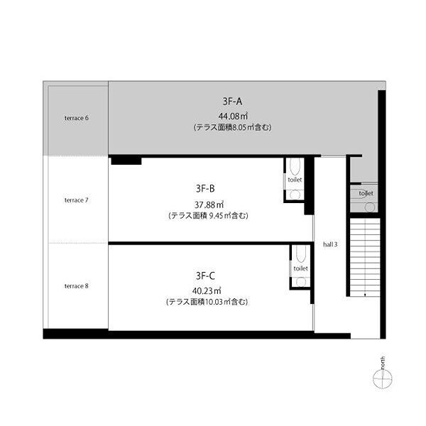HARVEY TERRACE 覚王山 間取り
