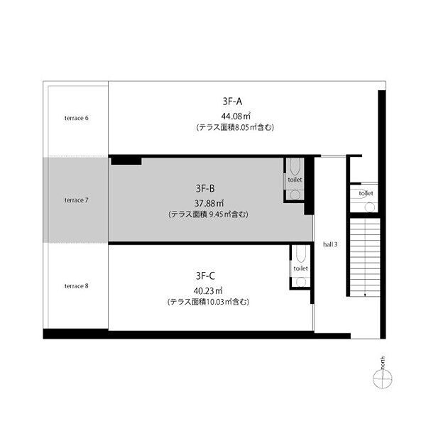 HARVEY TERRACE 覚王山 間取り