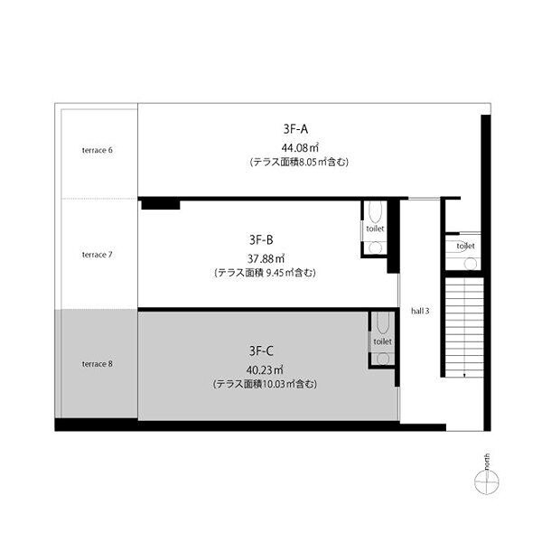HARVEY TERRACE 覚王山 間取り