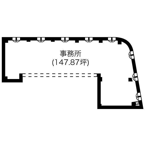 名駅錦橋ビル 間取り