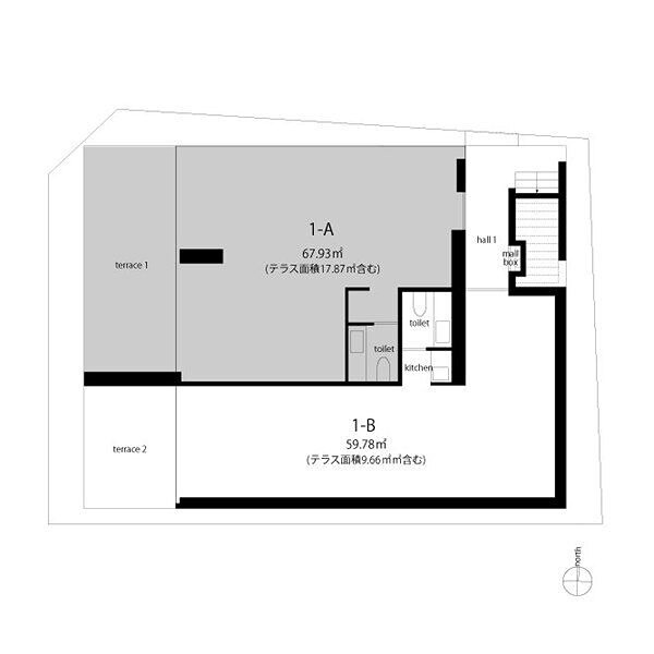 HARVEY TERRACE 覚王山 間取り