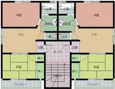 交久瀬ハイツA棟 間取り