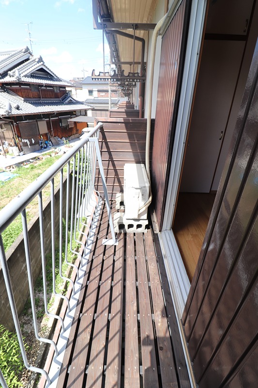高地ハイツ ベランダ