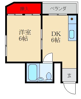 ヂョイフル枚方 間取り