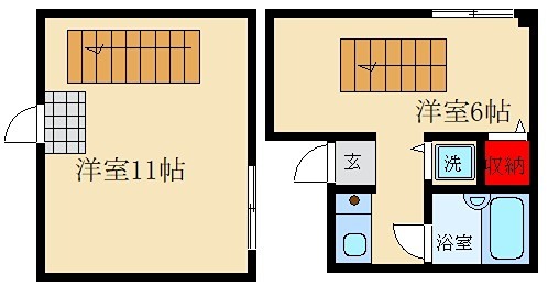New　StoRK　Apartment　禁野本町 間取り