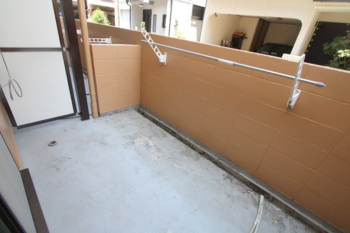 三熊元町ハイツ ベランダ