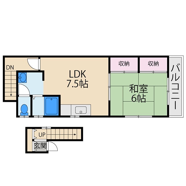 出口ハイツ 間取り