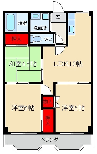 サンファーストウエダ 間取り