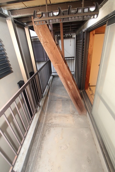 枚方市中宮東之町　貸家 ベランダ
