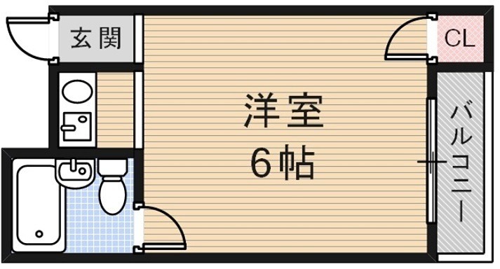 ハマンション枚方元町 間取り