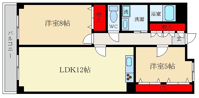 パークハイツ岡山手 間取り