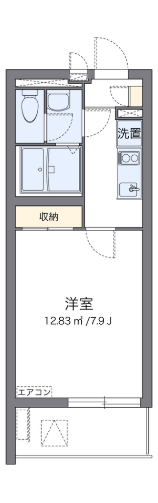 クレイノ敬 間取り
