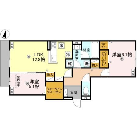 D-residence枚方上之町 間取り