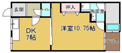 MAYUMIハウス150号枚方市牧野下島町　貸家 間取り