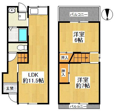 MAYUMIハウス238号東船橋２丁目 貸家 間取り