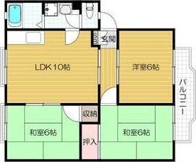 ウィンディア長村　Ⅱ 間取り