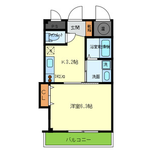 Ｍｓ　ｃｕｂｅⅠ 間取り