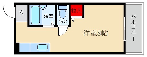 シャンテー招提 間取り